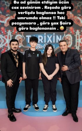 "Rəşada görə veriliş bağlansa, vecimə olmaz"