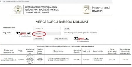KFC-nin Azərbaycandakı sahibinin dövlətə vergi borcu üzə çıxdı 
